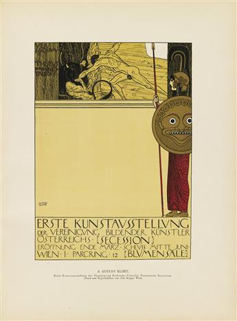 OTTOKAR MASCHA (1852-1929). ÖSTERREICHISCHE PLAKATKUNST. Bound volume. Circa 1914. 15x12 inches, 39x30 cm. J. Lowy, Vienna.